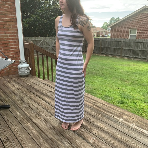 Just Love striped spandex dress - Picture 4 of 4